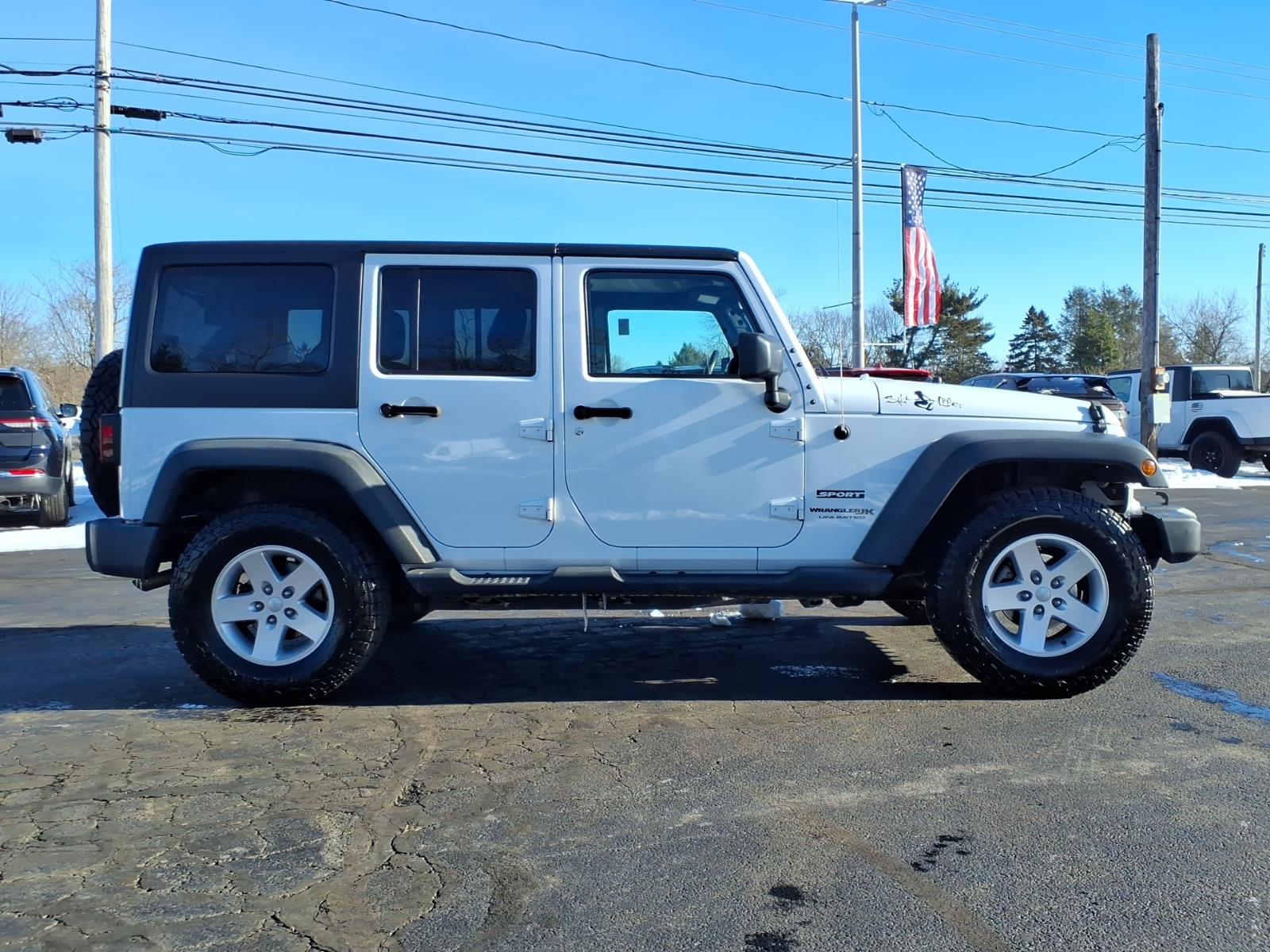Certified 2018 Jeep Wrangler JK Unlimited Sport S with VIN 1C4HJWDG4JL822195 for sale in Meriden, CT