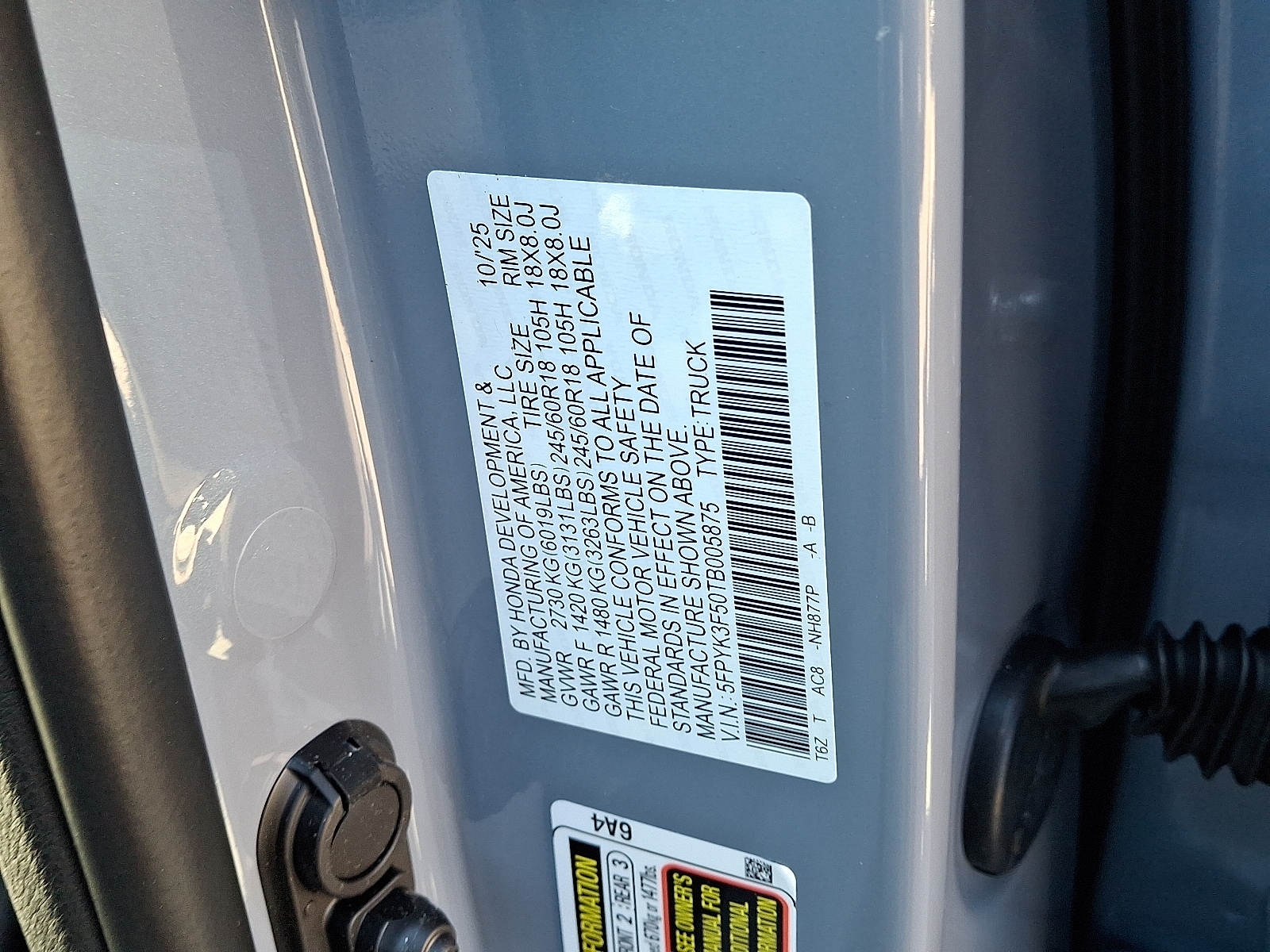 2026 Honda Ridgeline RTL - Photo 15