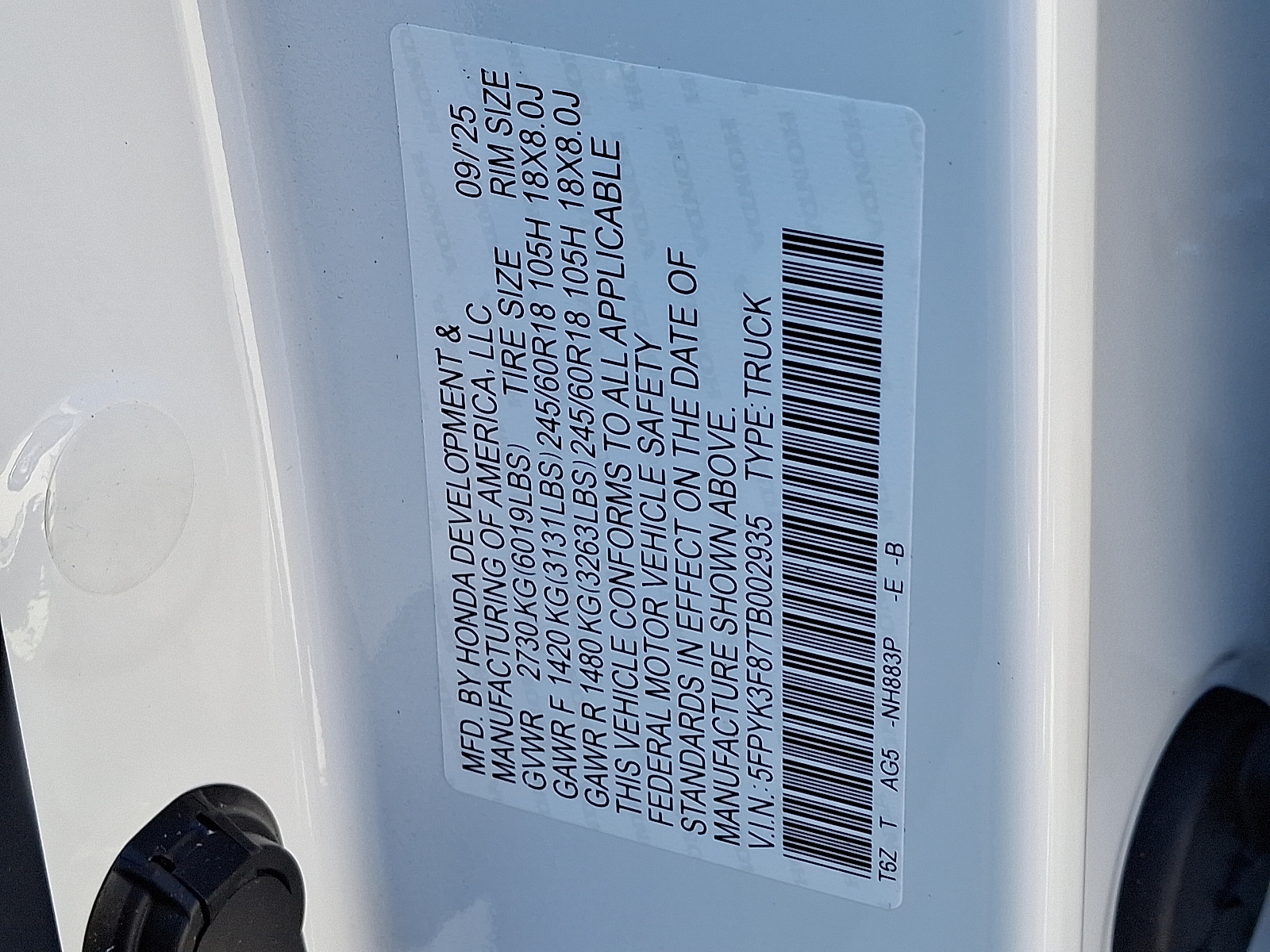 2026 Honda Ridgeline Black Edition - Photo 17