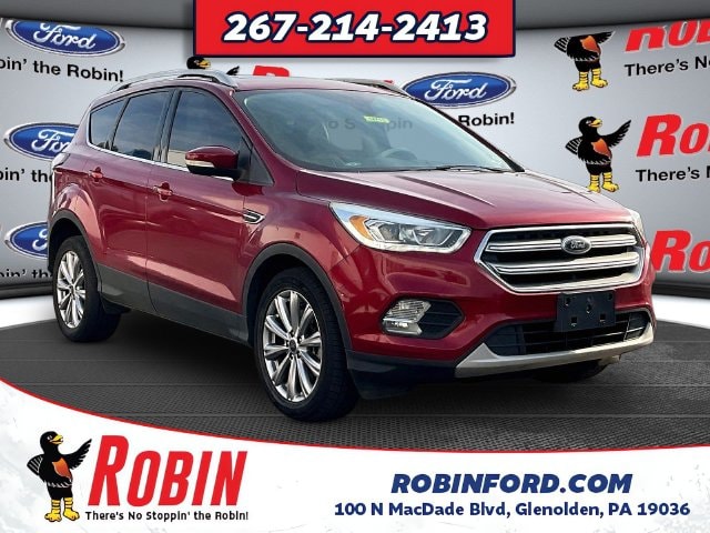 Certified 2017 Ford Escape Titanium with VIN 1FMCU9JD8HUC41263 for sale in Glenolden, PA