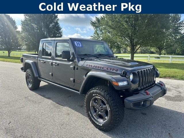 Used 2020 Jeep Gladiator Rubicon with VIN 1C6JJTBG1LL194156 for sale in Rochester, IN