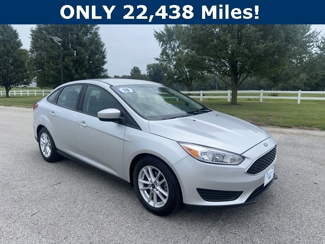 Used 2018 Ford Focus SE with VIN 1FADP3F2XJL328555 for sale in Rochester, IN