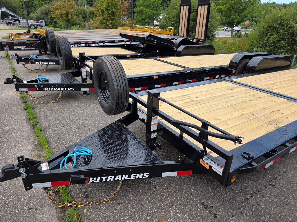 New 2027 PJ 24' TILT 8' Stationary, 16' Tilt Deck Gravity Tilt