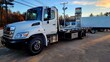 HINO Flatbed, Rollback, Tow Truck, Ramp