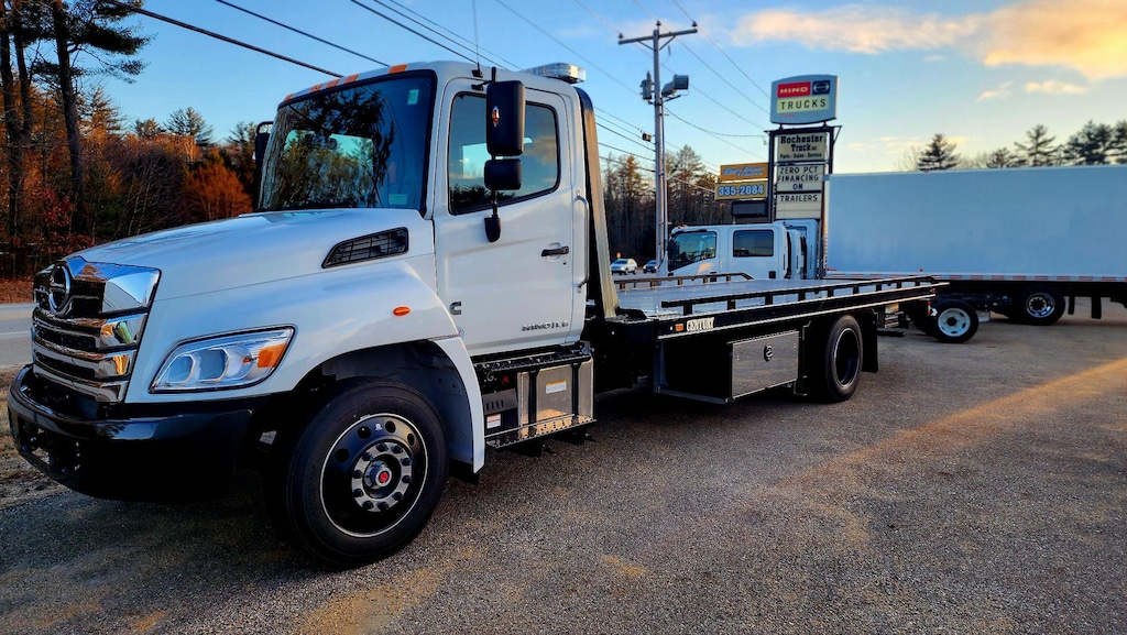 New 2025 HINO Flatbed, Rollback, Tow Truck, Ramp Auto Carrier ROLLBACK