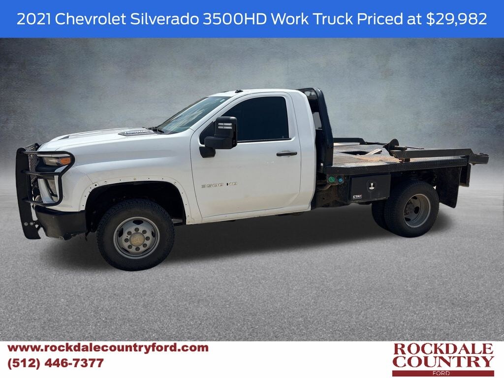 Used 2021 Chevrolet Silverado 3500HD Work Truck Truck