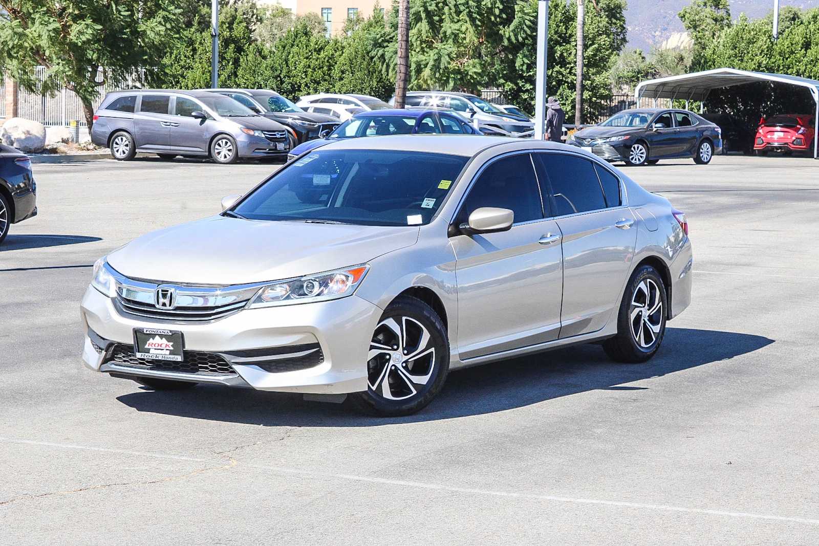Used 2017 Honda Accord LX with VIN 1HGCR2F3XHA230653 for sale in Fontana, CA