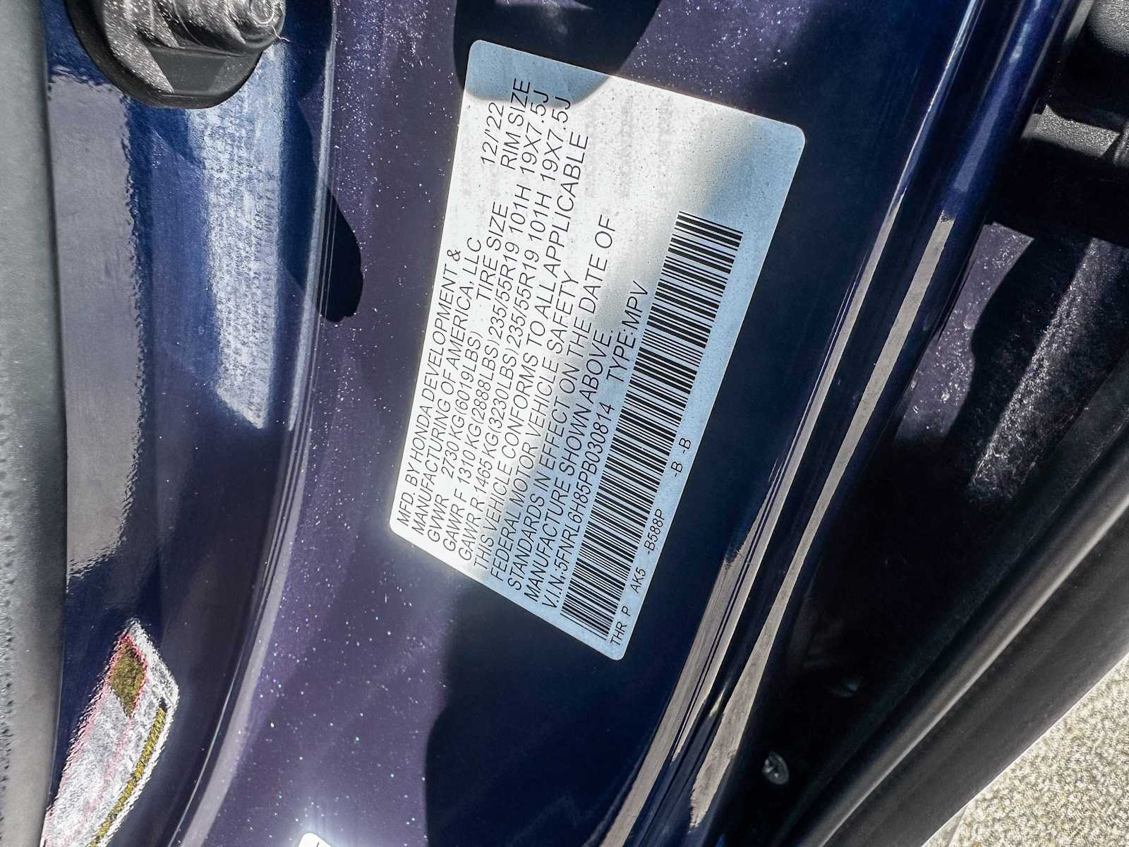 2023 Honda Odyssey Touring 29