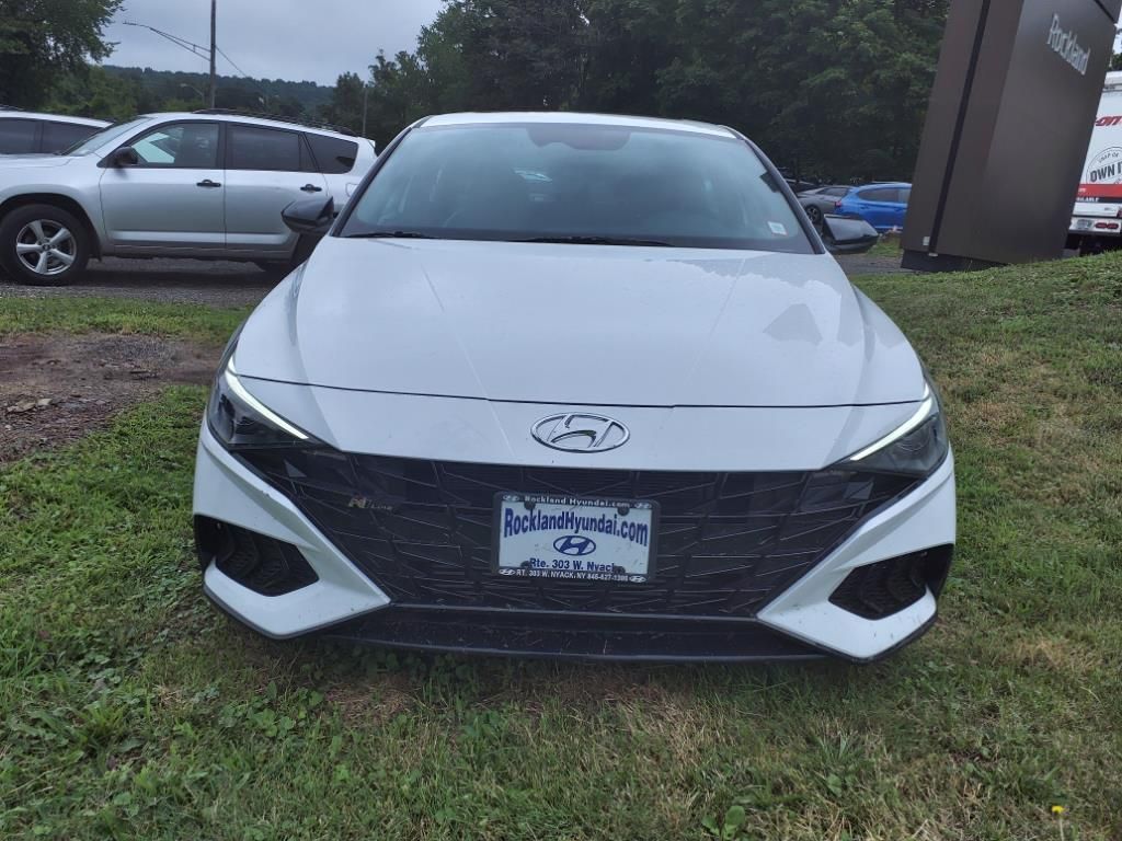 Certified 2021 Hyundai Elantra N Line with VIN KMHLR4AF3MU182252 for sale in West Nyack, NY