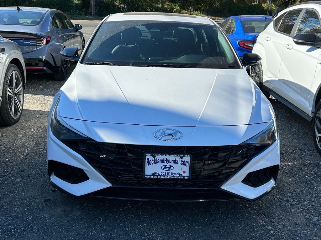 Certified 2021 Hyundai Elantra N Line with VIN KMHLR4AF1MU149525 for sale in West Nyack, NY