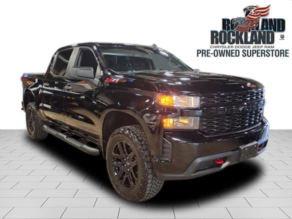 Used 2021 Chevrolet Silverado 1500 Custom Trail Boss Truck Crew Cab