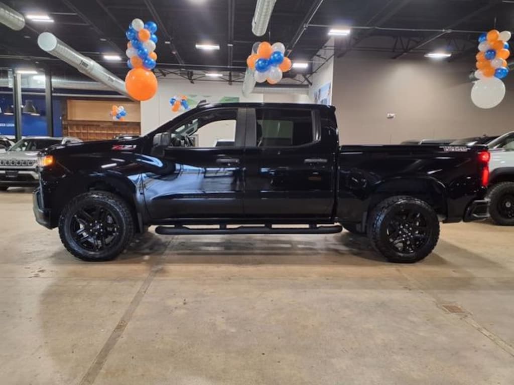 Used 2021 Chevrolet Silverado 1500 Custom Trail Boss Truck Crew Cab