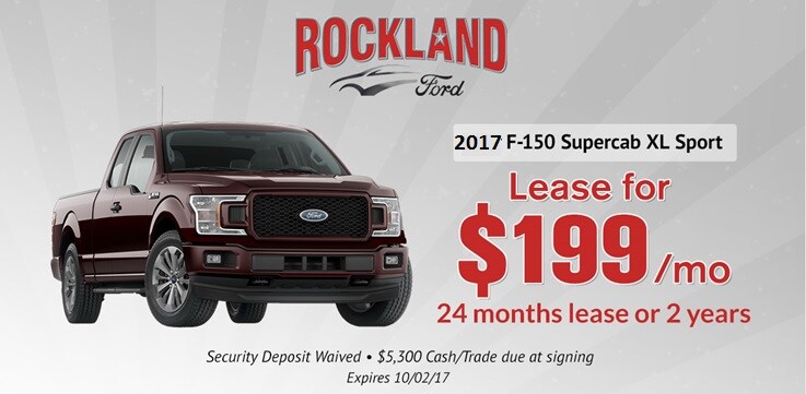 Ford Lease Deals 2017 >> Special Ford F 150 Lease At Rockland Ford Ford Lease Deals 2017 >> Special Ford F 150 Lease At Rockland Ford