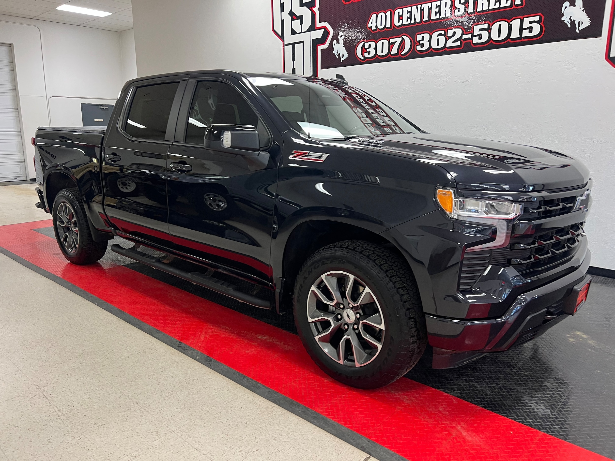 Used 2023 Chevrolet Silverado 1500 RST with VIN 1GCUDEE81PZ191421 for sale in Rock Springs, WY
