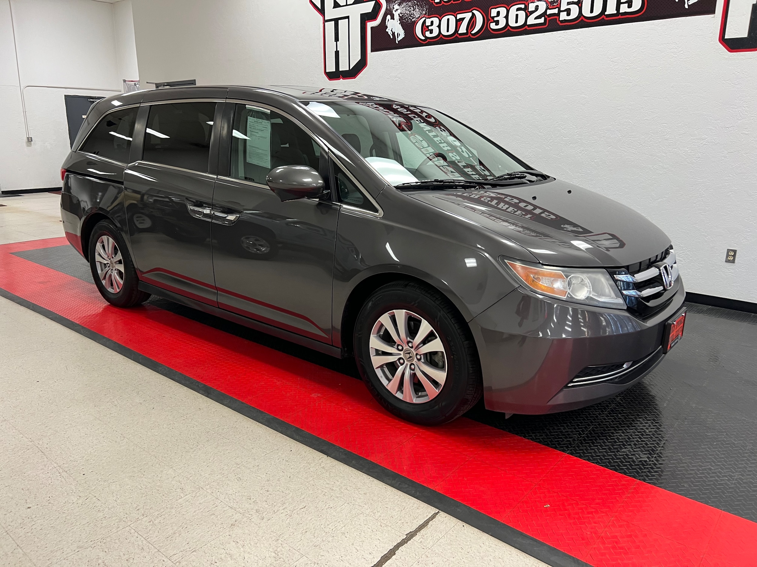 Used 2015 Honda Odyssey EX-L with VIN 5FNRL5H66FB085943 for sale in Rock Springs, WY