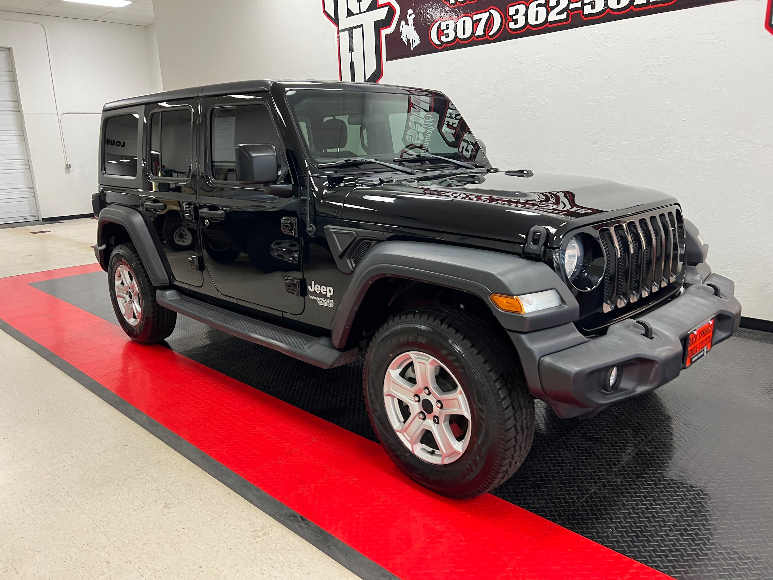 Used 2018 Jeep All-New Wrangler Unlimited Sport S with VIN 1C4HJXDN9JW231590 for sale in Rock Springs, WY