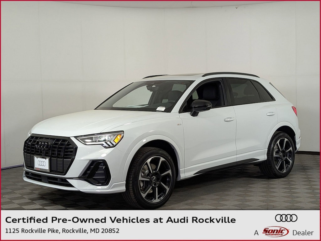 Certified 2025 Audi Q3 S line Premium Plus SUV