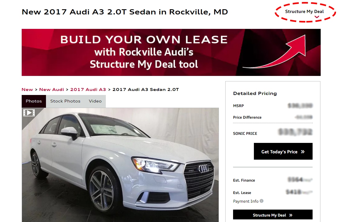Audi Build Your Own >> Calculate A Payment On A New Audi Rockville Audi Audi Build Your Own >> Calculate A Payment On A New Audi Rockville Audi
