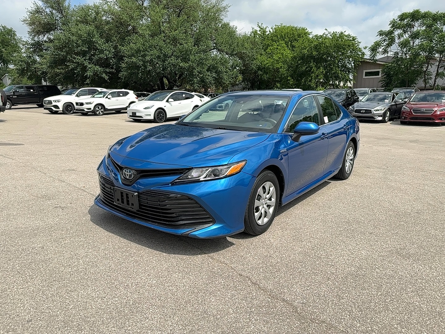 Used 2020 Toyota Camry LE with VIN 4T1C31AK5LU012793 for sale in Austin, TX