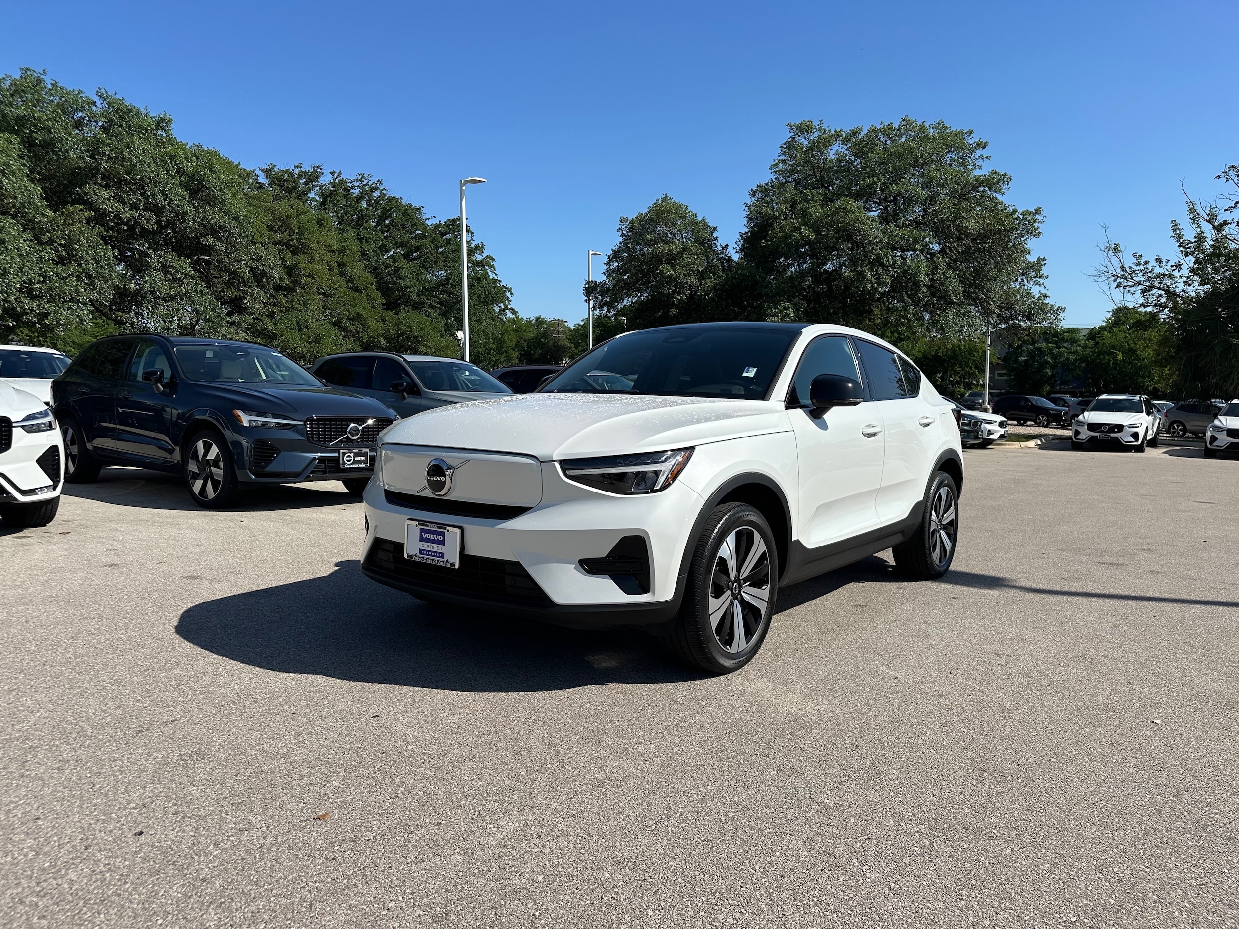 Certified 2023 Volvo C40 Core with VIN YV4ED3GK2P2050770 for sale in Austin, TX