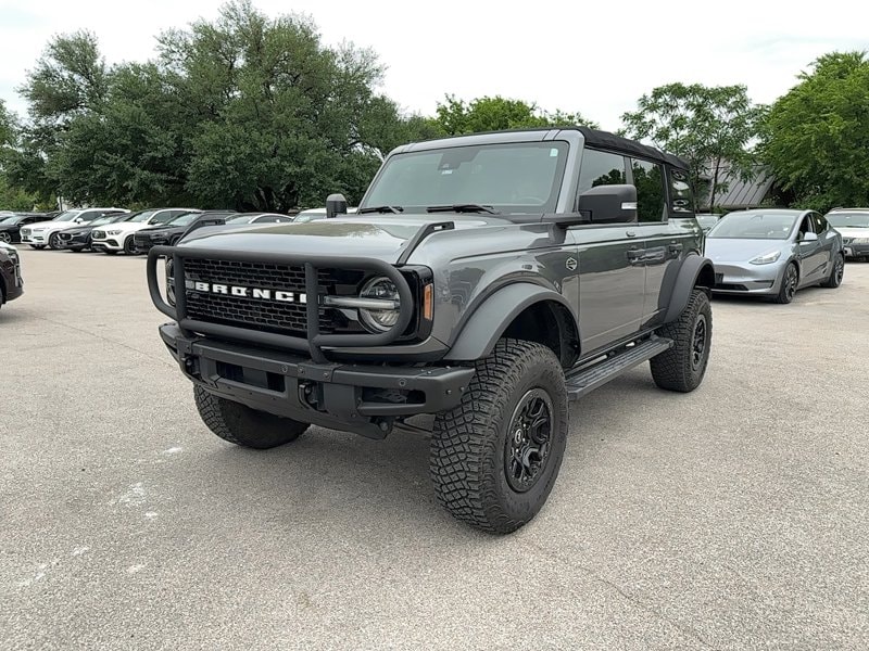 Used 2022 Ford Bronco 4-Door Wildtrak with VIN 1FMEE5DP0NLB57296 for sale in Austin, TX