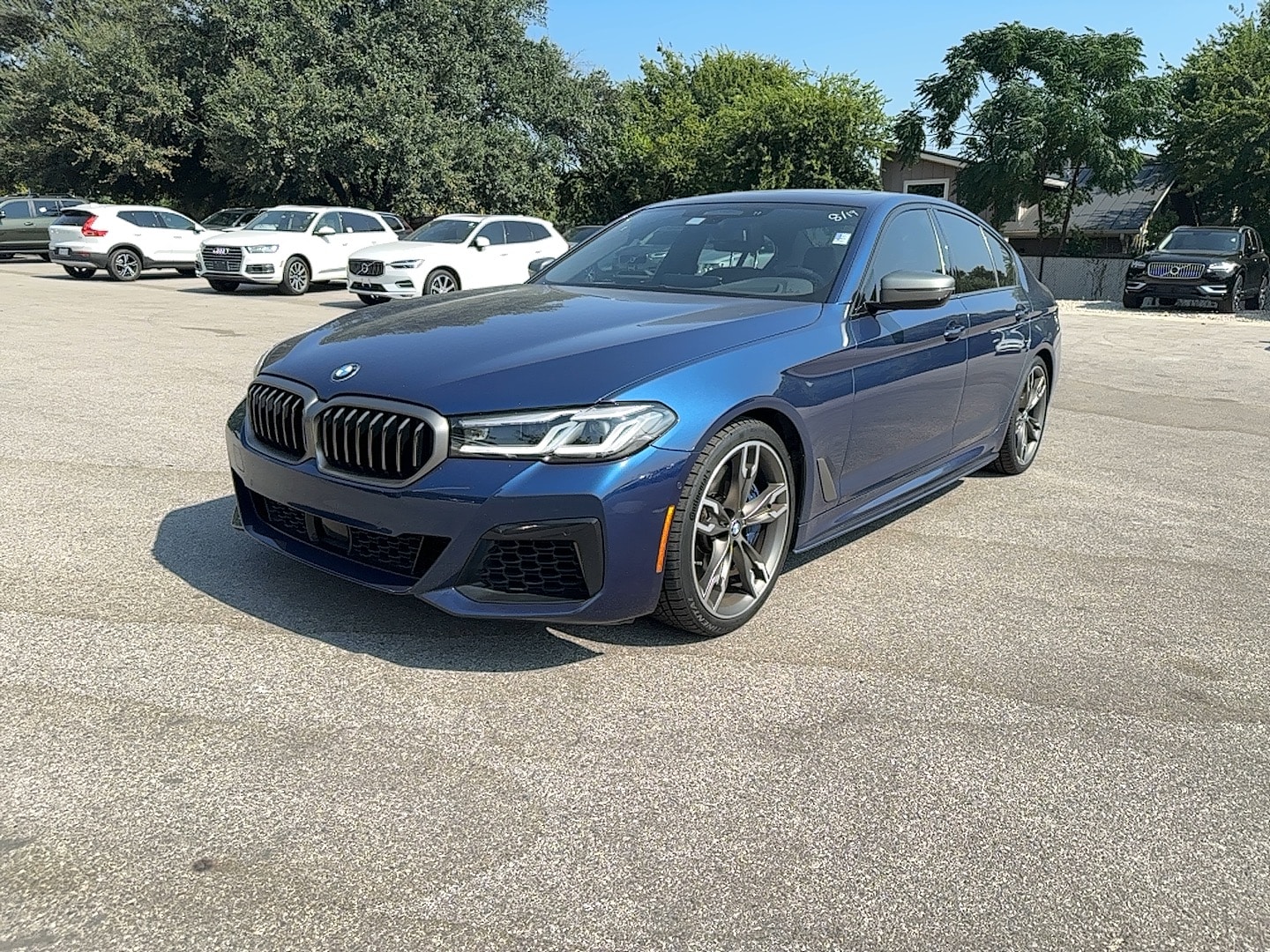 Used 2021 BMW 5 Series M550i with VIN WBA13BK09MCG06213 for sale in Austin, TX