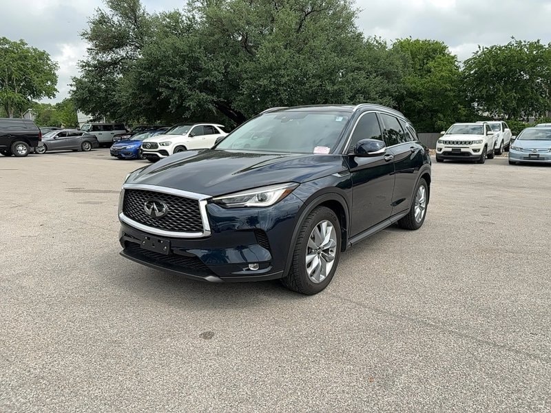 Used 2022 INFINITI QX50 Luxe with VIN 3PCAJ5BA3NF106195 for sale in Austin, TX