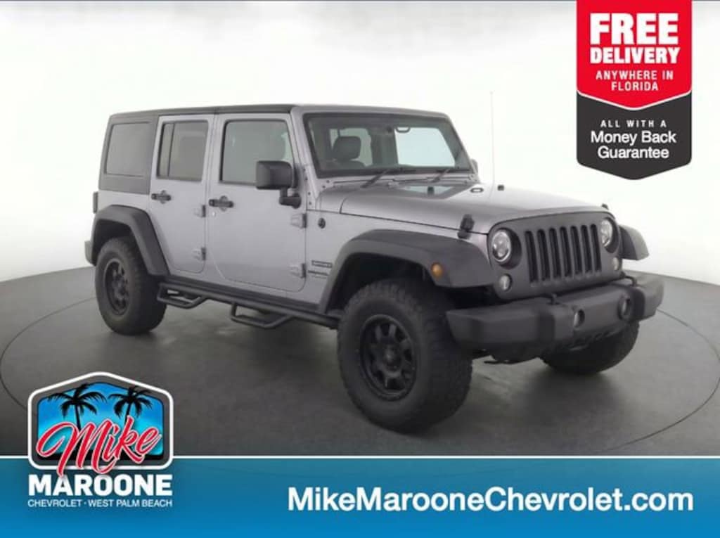 Used 2018 Jeep Wrangler JK Unlimited Sport S 4x4 SUV