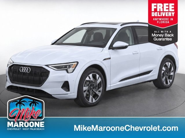 Used 2021 Audi e-tron Premium with VIN WA1AAAGE2MB015306 for sale in West Palm Beach, FL
