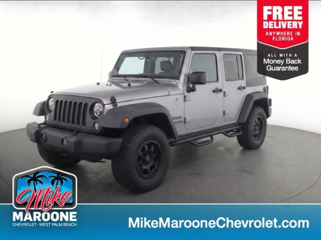 Used 2018 Jeep Wrangler JK Unlimited Sport S 4x4 SUV