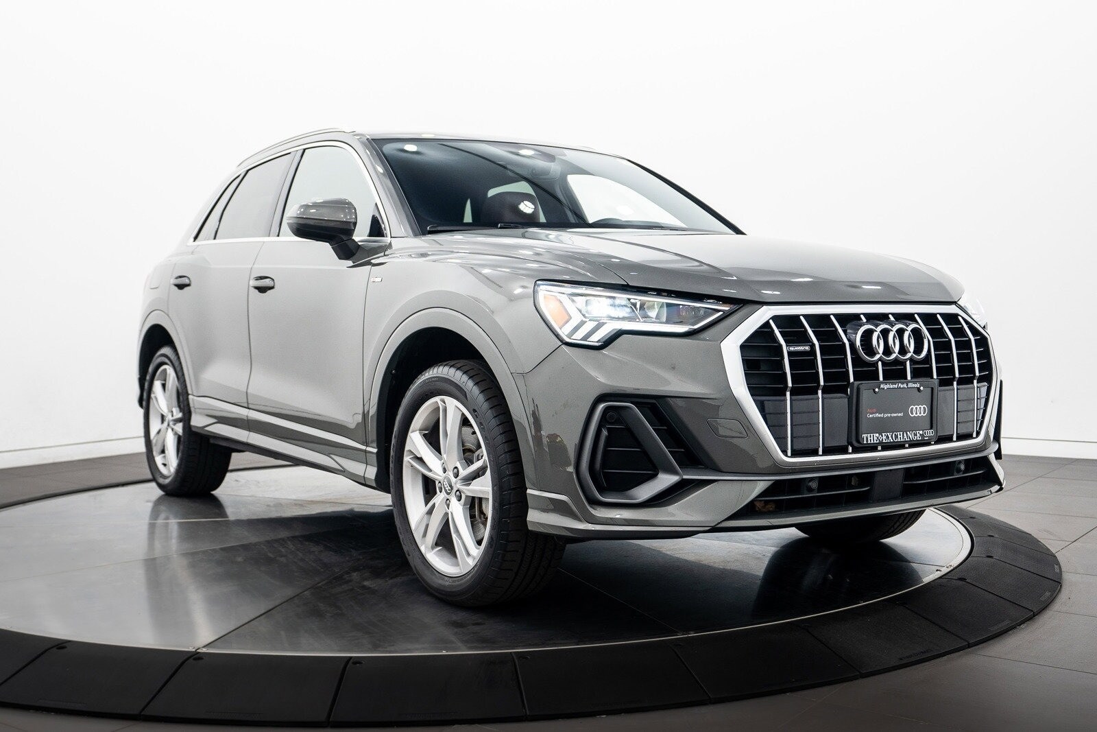 Used 2020 Audi Q3 S Line Premium Plus with VIN WA1EECF37L1027876 for sale in Burlington, VT