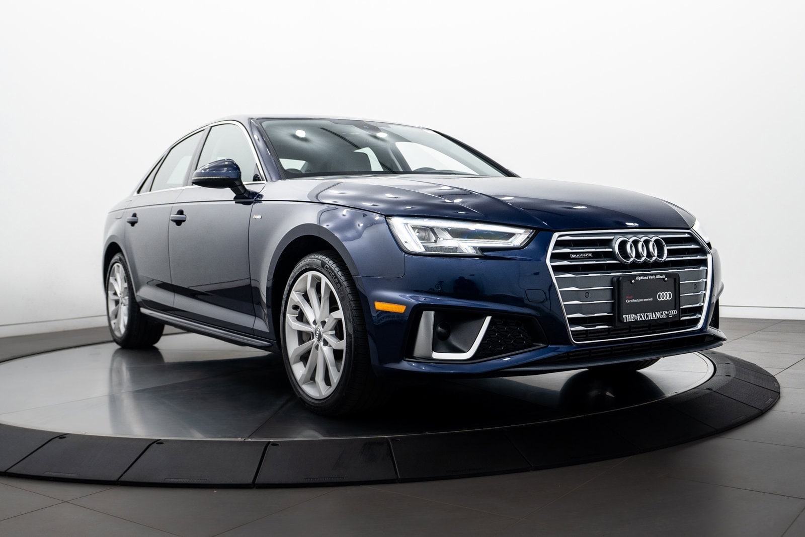 Certified 2019 Audi A4 Premium Plus with VIN WAUENAF48KA080262 for sale in Burlington, VT