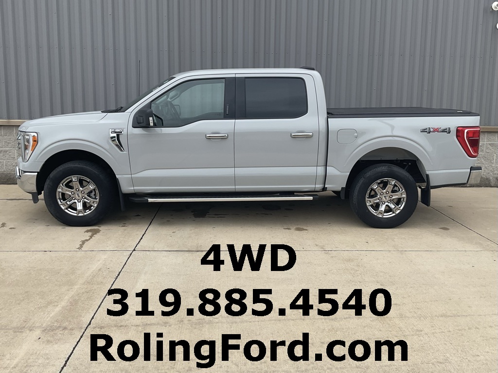 Used 2023 Ford F-150 XLT with VIN 1FTFW1E83PKF41166 for sale in Shell Rock, IA