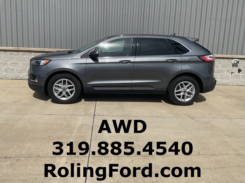 Used 2022 Ford Edge SEL with VIN 2FMPK4J9XNBA61130 for sale in Shell Rock, IA
