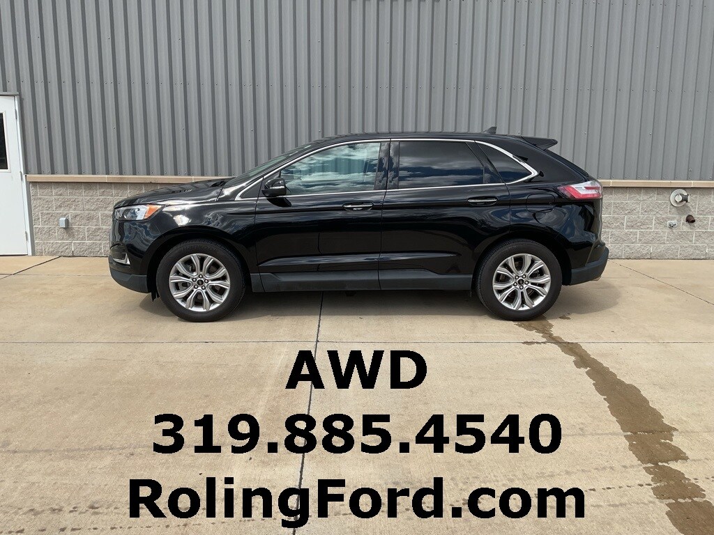 Used 2024 Ford Edge Titanium with VIN 2FMPK4K93RBA36557 for sale in Shell Rock, IA