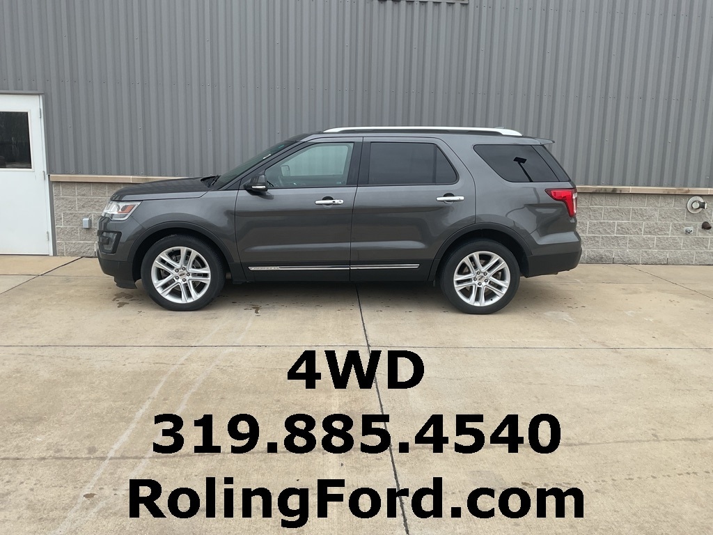 Used 2016 Ford Explorer Limited with VIN 1FM5K8F86GGB50672 for sale in Shell Rock, IA