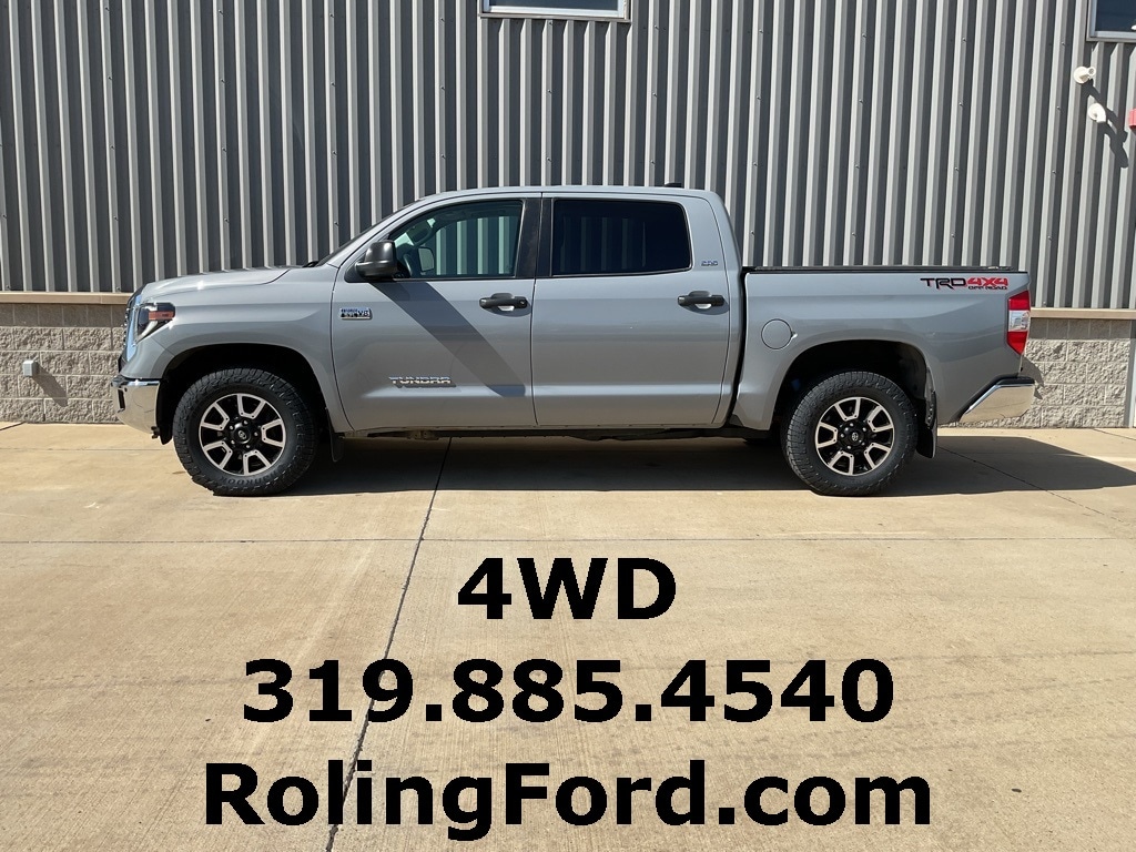 Used 2021 Toyota Tundra SR5 with VIN 5TFDY5F18MX982641 for sale in Shell Rock, IA
