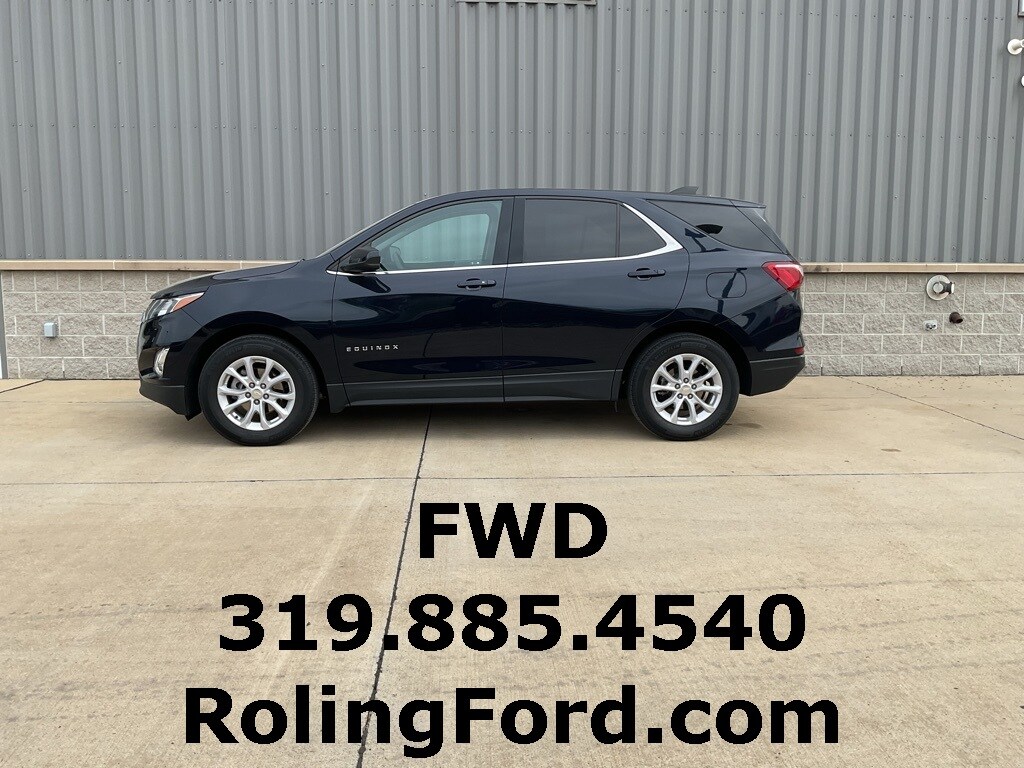 Used 2020 Chevrolet Equinox LT with VIN 3GNAXJEV4LS725504 for sale in Shell Rock, IA