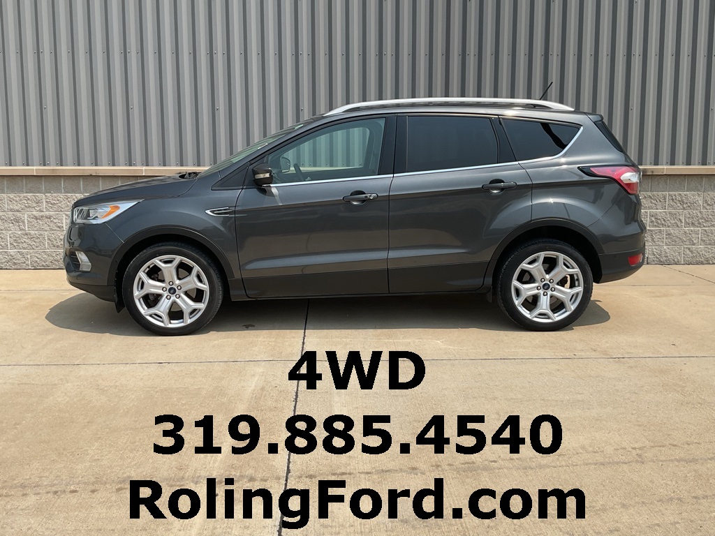 Used 2018 Ford Escape Titanium with VIN 1FMCU9J96JUB38277 for sale in Shell Rock, IA