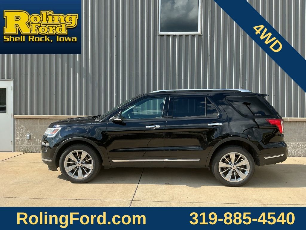 Used 2018 Ford Explorer Limited with VIN 1FM5K8F8XJGB86498 for sale in Shell Rock, IA
