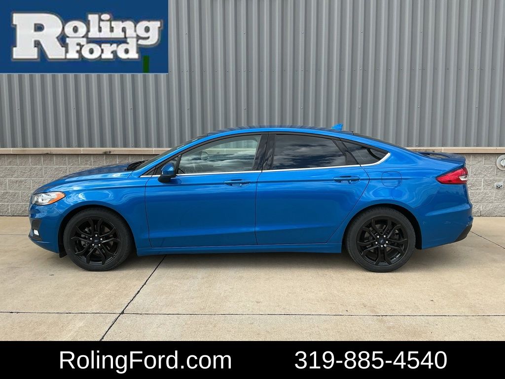 Used 2020 Ford Fusion SE with VIN 3FA6P0HD0LR222688 for sale in Shell Rock, IA