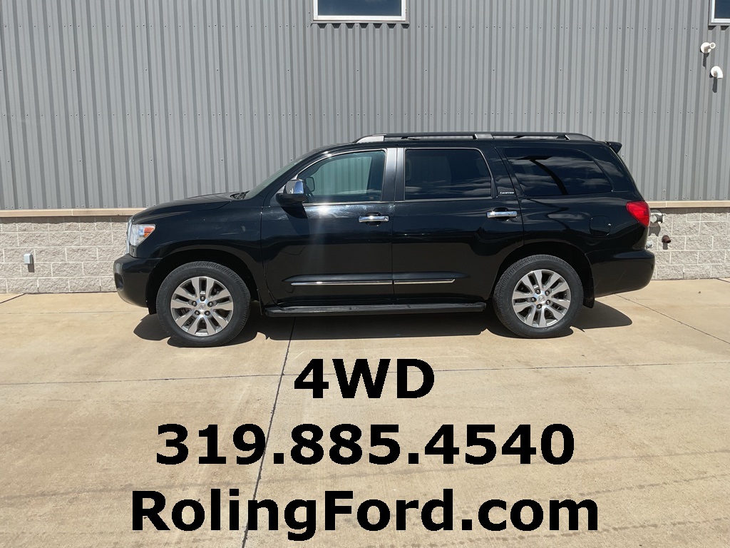Used 2017 Toyota Sequoia Limited with VIN 5TDJW5G17HS155314 for sale in Shell Rock, IA