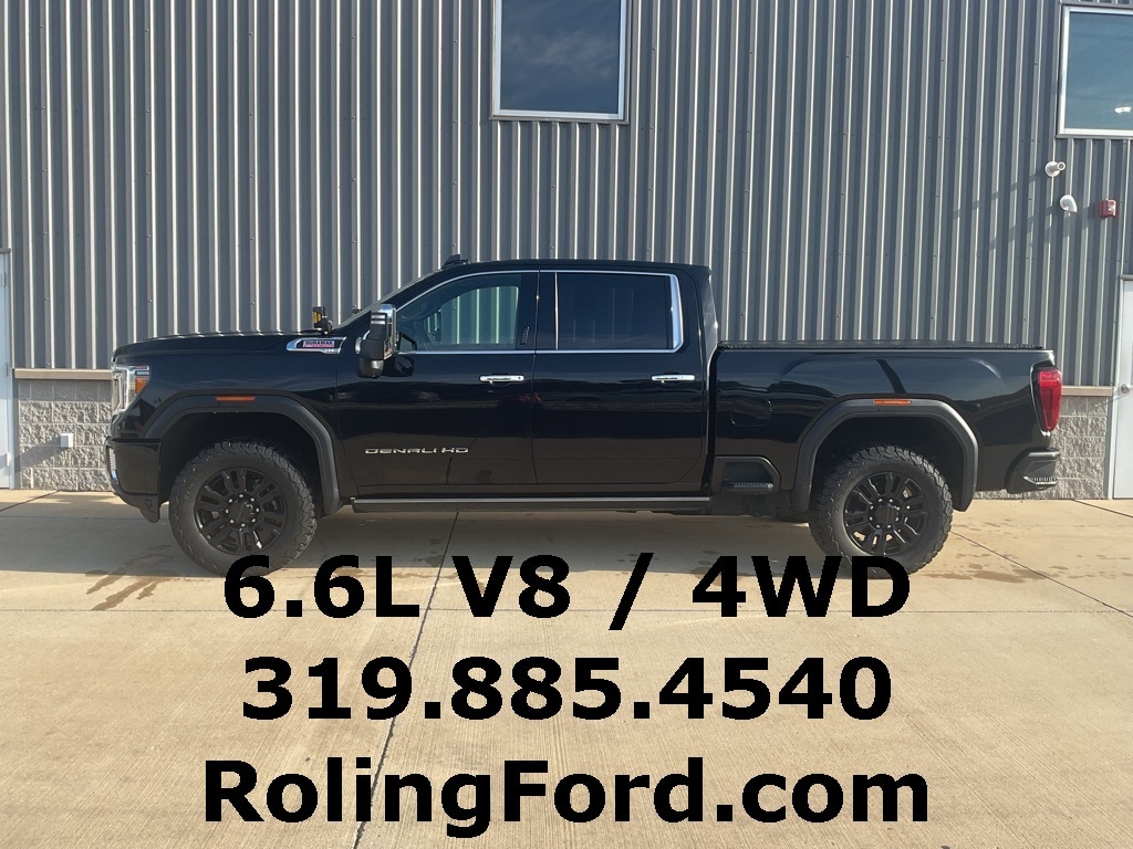 Used 2021 GMC Sierra 3500 Denali HD Denali with VIN 1GT49WEY8MF139482 for sale in Shell Rock, IA