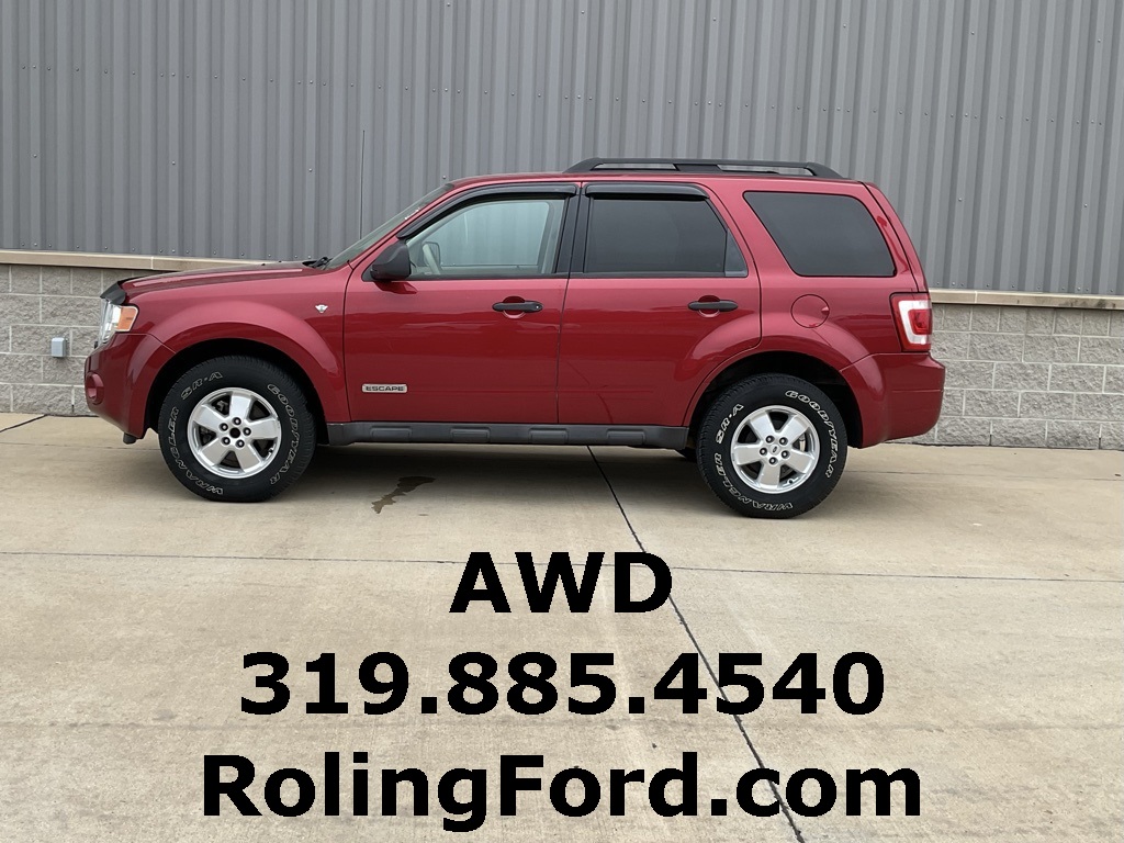 Used 2008 Ford Escape XLT with VIN 1FMCU93108KA08993 for sale in Shell Rock, IA