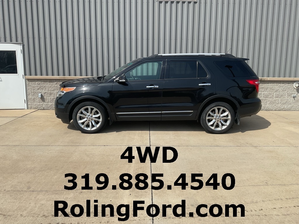 Used 2014 Ford Explorer Limited with VIN 1FM5K8F81EGA17458 for sale in Shell Rock, IA