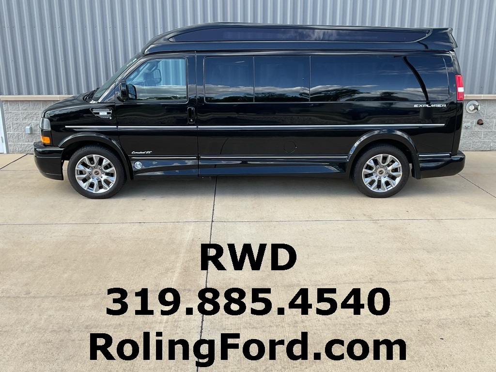 Used 2023 GMC Savana Cargo Work Van with VIN 1GTW7BFP9P1122009 for sale in Shell Rock, IA