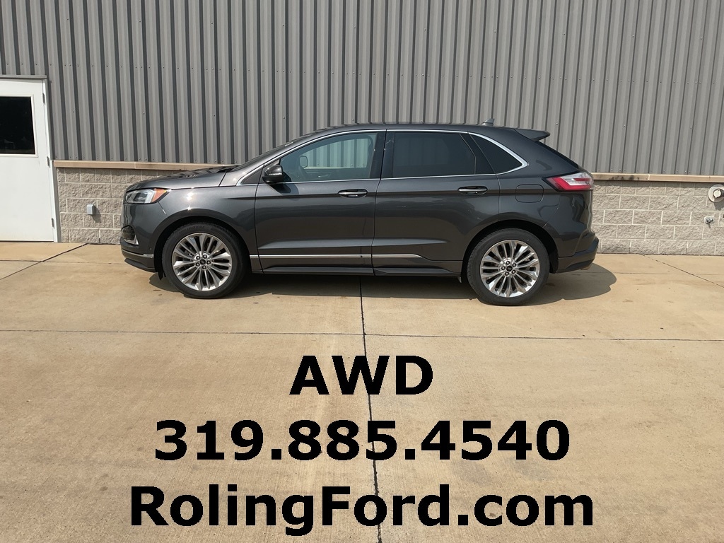 Used 2020 Ford Edge Titanium with VIN 2FMPK4K9XLBA54805 for sale in Shell Rock, IA