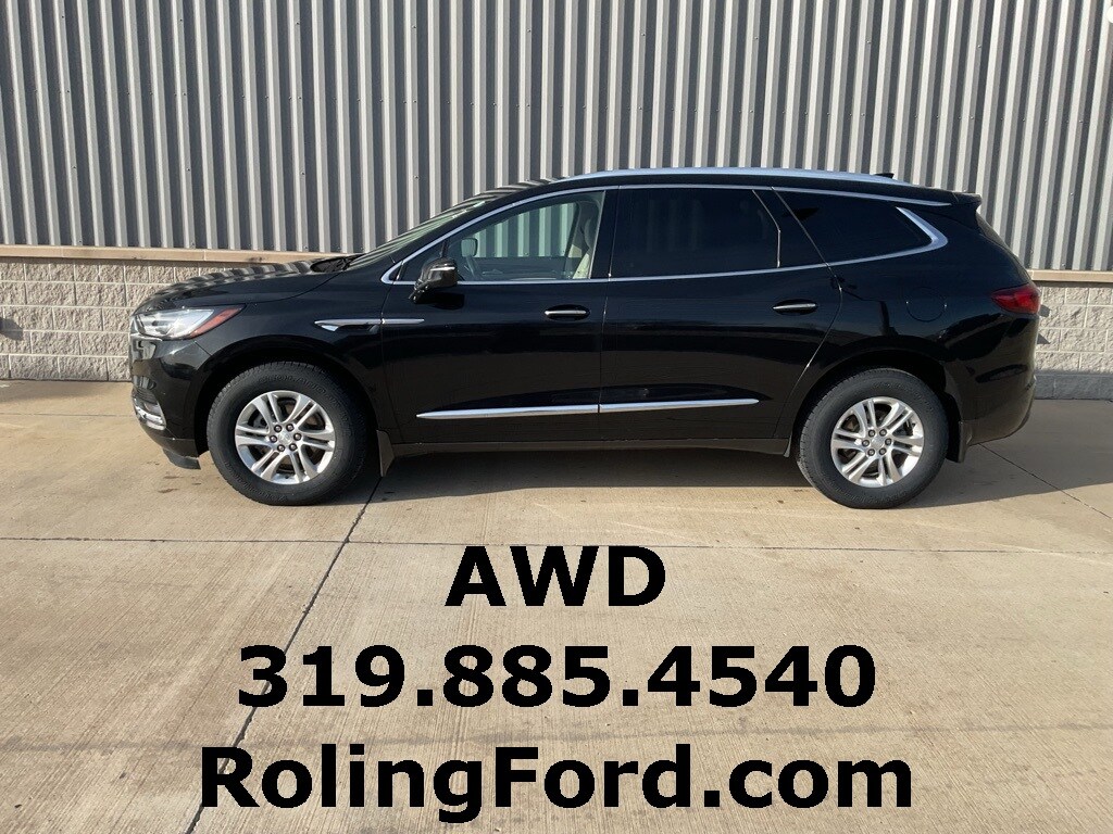 Used 2021 Buick Enclave Essence with VIN 5GAEVAKW4MJ151584 for sale in Shell Rock, IA
