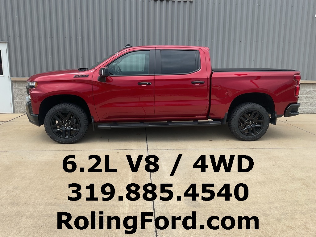 Used 2022 Chevrolet Silverado 1500 Limited LT Trail Boss with VIN 1GCPYFEL8NZ213276 for sale in Shell Rock, IA