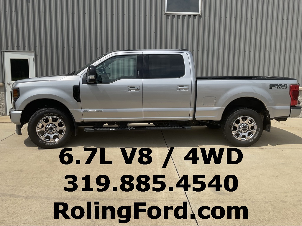 Used 2021 Ford F-250 Super Duty Lariat with VIN 1FT7W2BT0MEC29349 for sale in Shell Rock, IA